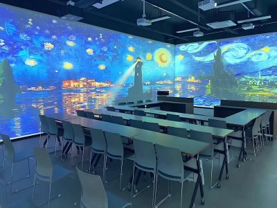 教室变身“魔方宇宙”，知识在光影间蹦迪！